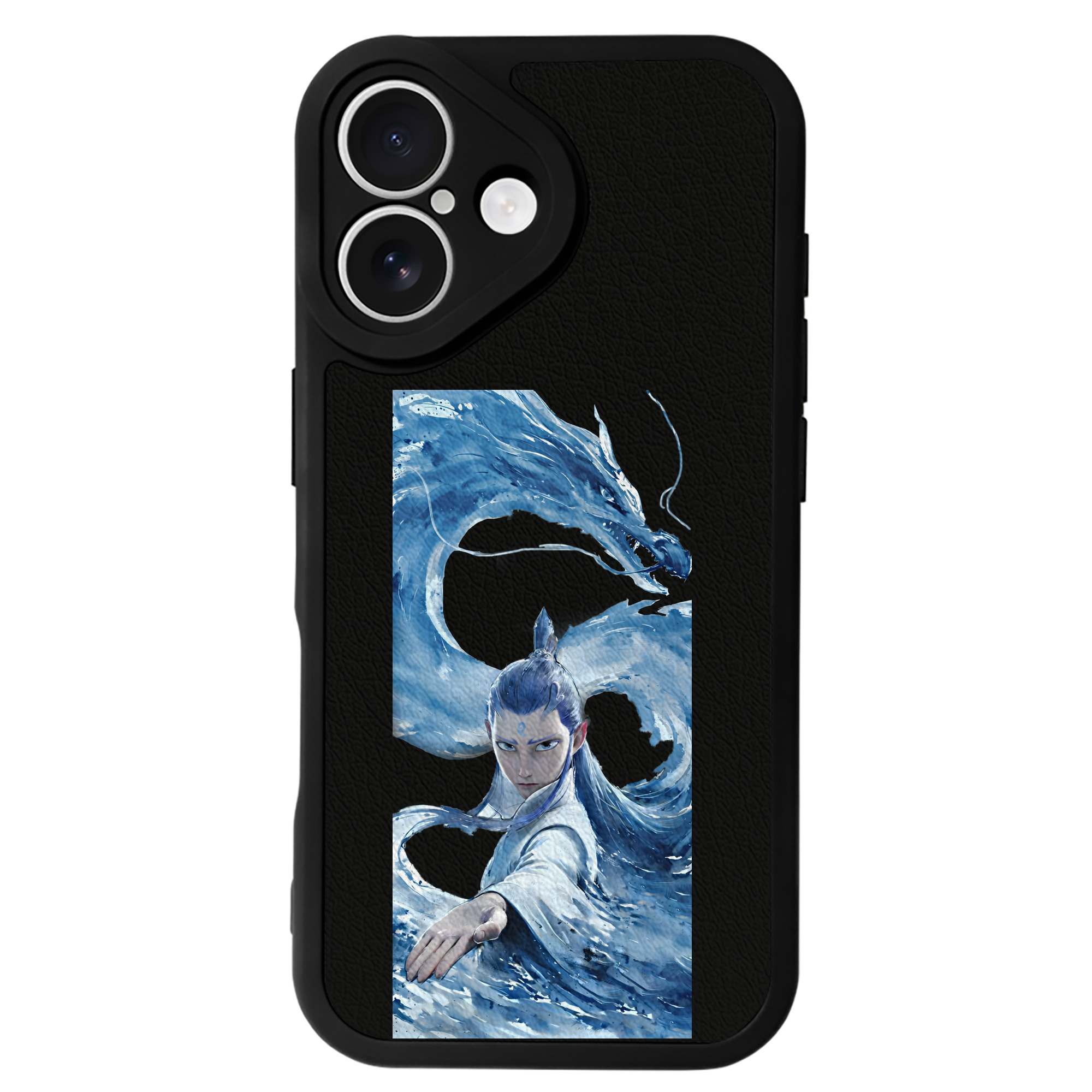 （画像用） Ne Zha 2 ナタ 魔童の大暴れ 【iPhone 16シリーズ対応】シリコンスマホケース（レザー調） 材質：シリコン